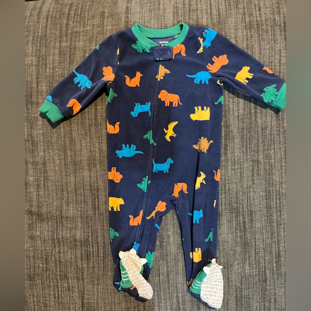 Carters 12 Months Footed Pajamas